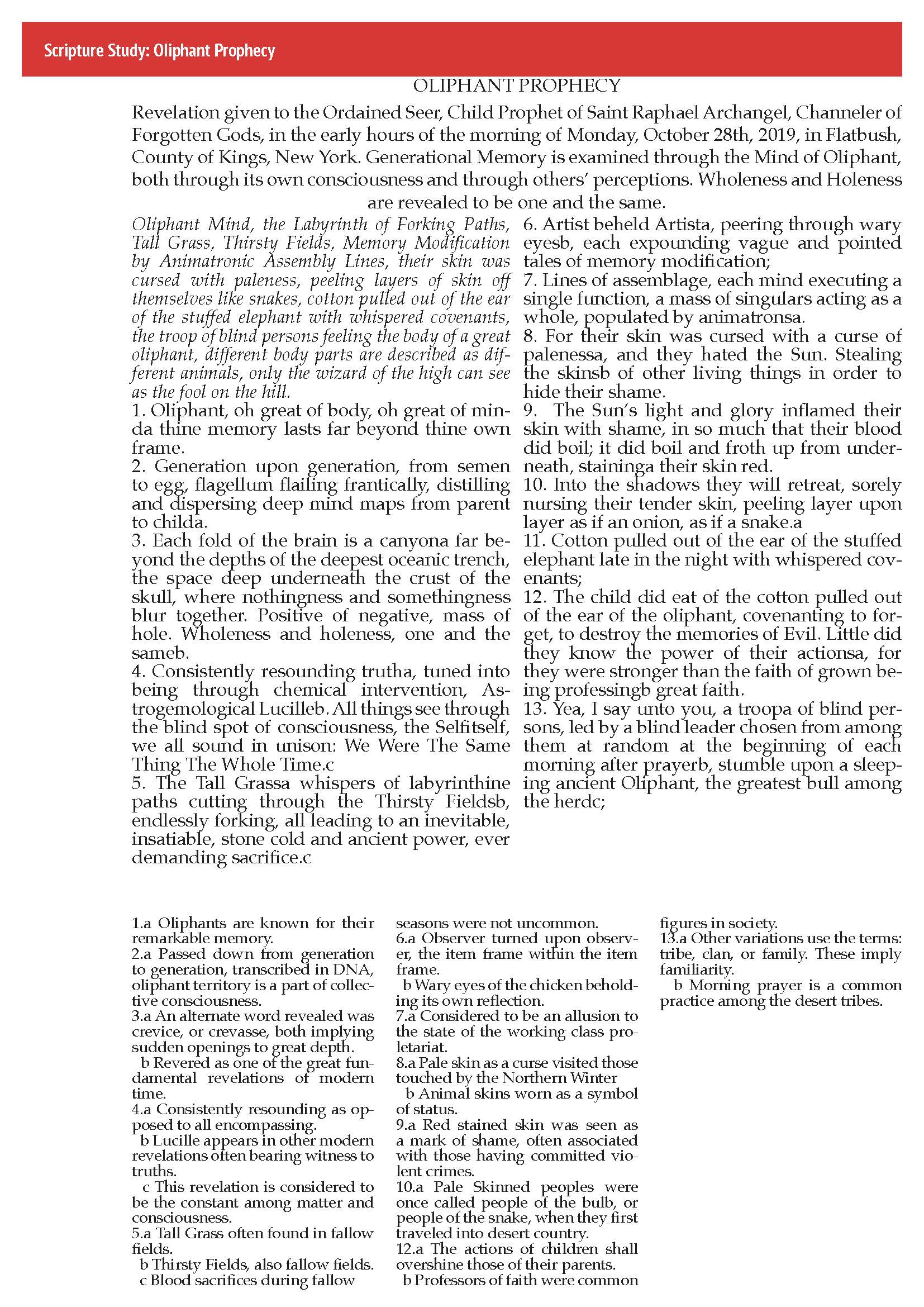 Annotated Index — view 21